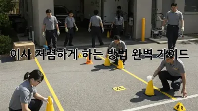 이사 저렴하게 하는 방법 완벽 가이드